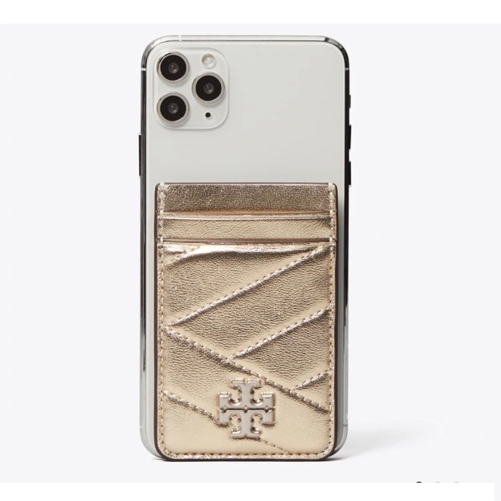 $DROP~NWT~TORY BURCH~Kira Chevron PhoneCard Pocket